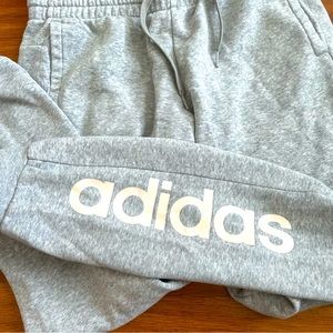 Adidas women’s gray jogger sweatpants